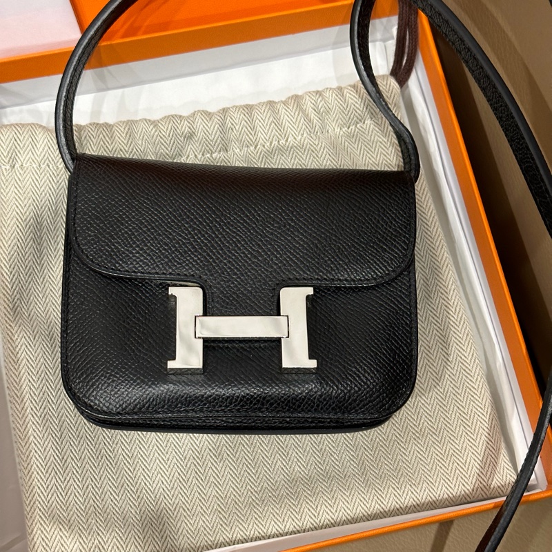 大全配🈶️22年購證❤️#愛馬仕 #黑銀 #康康slim #epsom皮 #constance-7