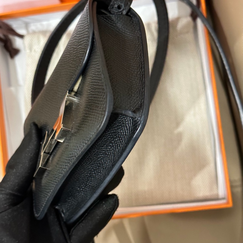 大全配🈶️22年購證❤️#愛馬仕 #黑銀 #康康slim #epsom皮 #constance-13