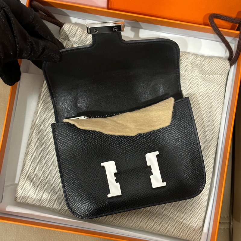 大全配🈶️22年購證❤️#愛馬仕 #黑銀 #康康slim #epsom皮 #constance-16