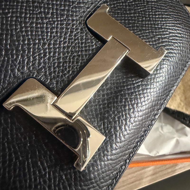 大全配🈶️22年購證❤️#愛馬仕 #黑銀 #康康slim  #epsom皮 #constance-26