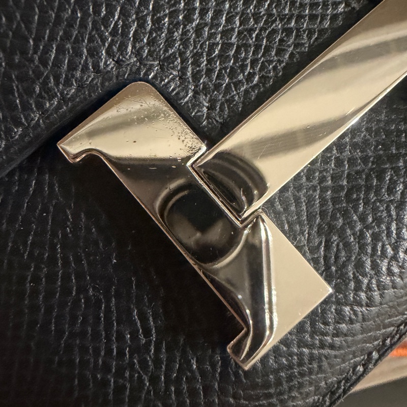 大全配🈶️22年購證❤️#愛馬仕 #黑銀 #康康slim  #epsom皮 #constance-27