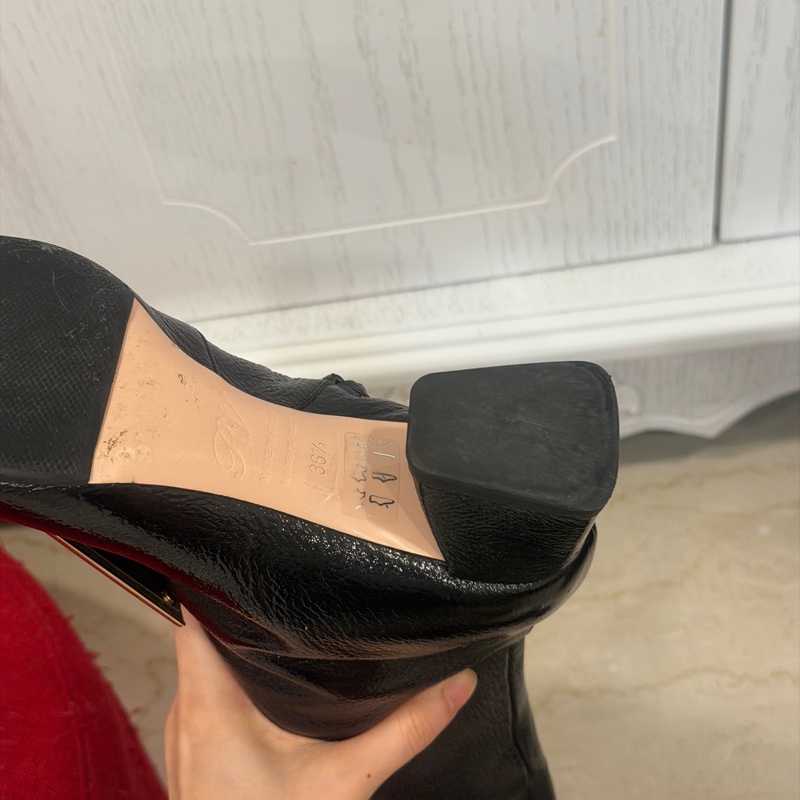 36.5碼❤️ RV #roger #viver #黑金 #長靴-10