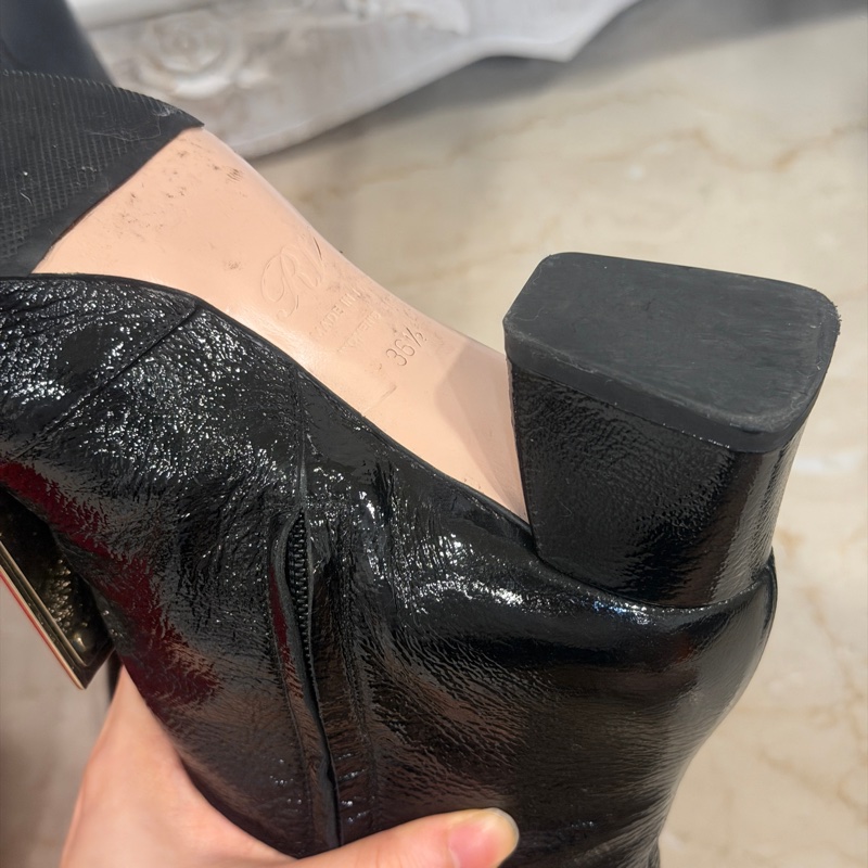 36.5碼❤️ RV #roger #viver #黑金 #長靴-12