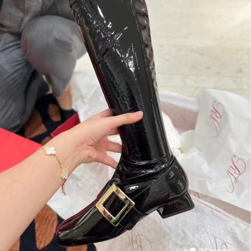 36.5碼❤️ RV #roger #viver #黑金 #長靴-14