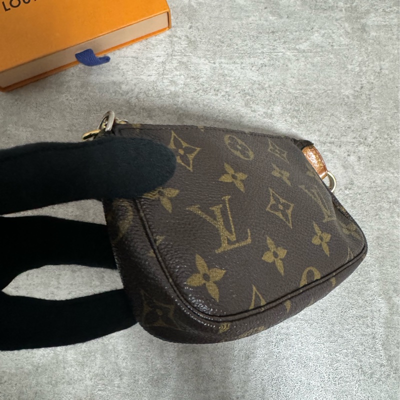 正品 Lv M58009經典麻將包 小款-4