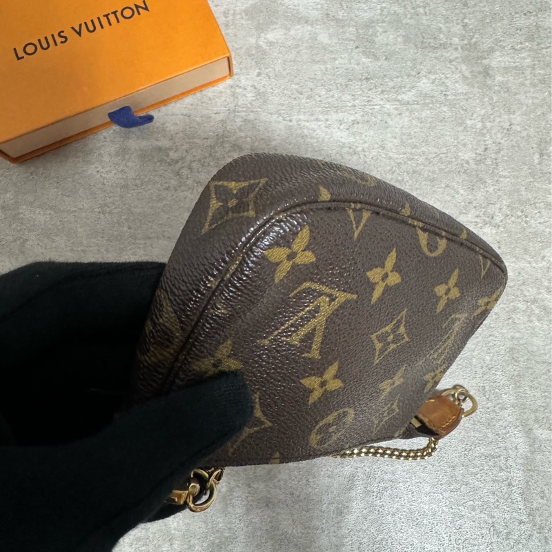 正品 Lv M58009經典麻將包 小款-5