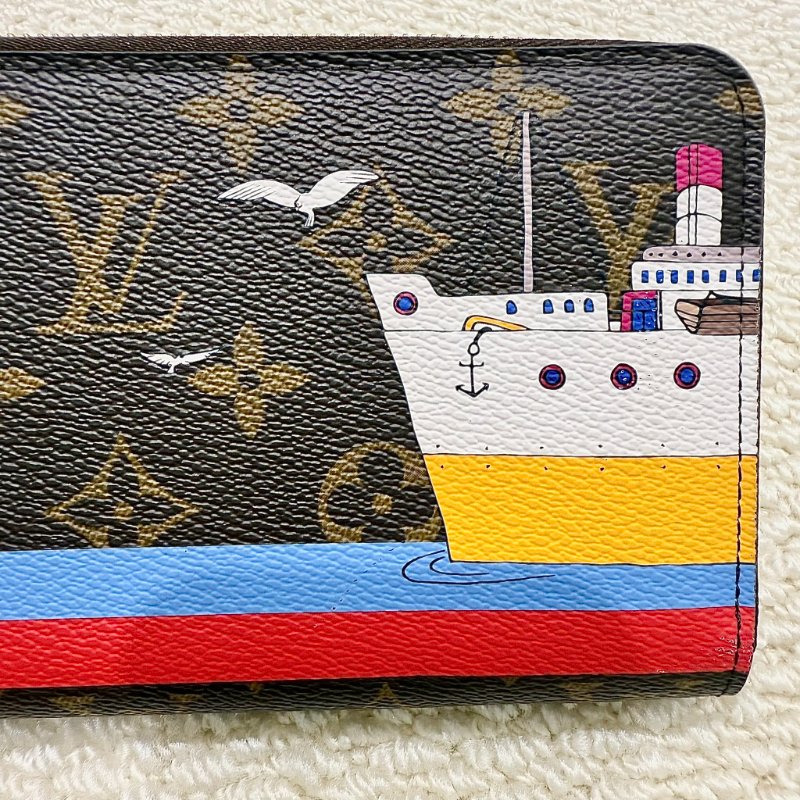 Louis Vuitton - 塗鴉渡輪zippy長夾-3