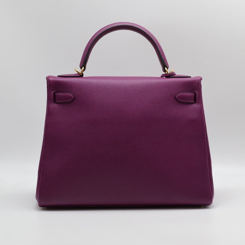 HERMES Kelly 32 - 海葵紫金 Y-1