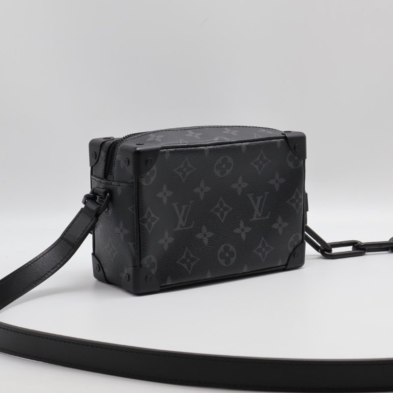 LOUIS VUITTON Mini Soft Trunk - 灰老花-1