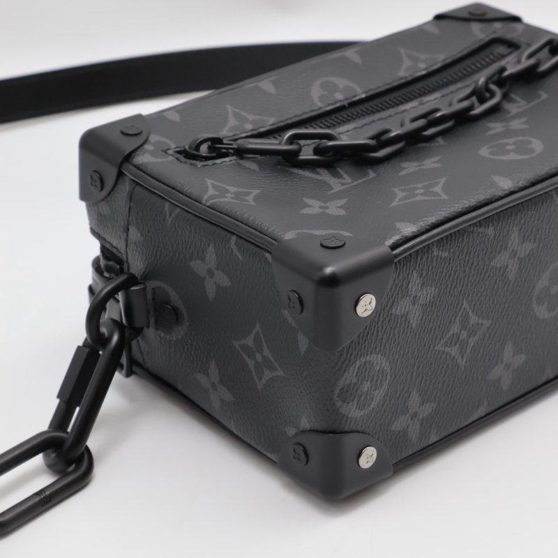LOUIS VUITTON Mini Soft Trunk - 灰老花-5