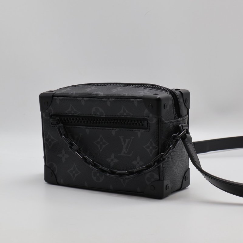 LOUIS VUITTON Mini Soft Trunk - 灰老花-7