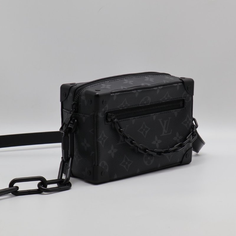LOUIS VUITTON Mini Soft Trunk - 灰老花-8