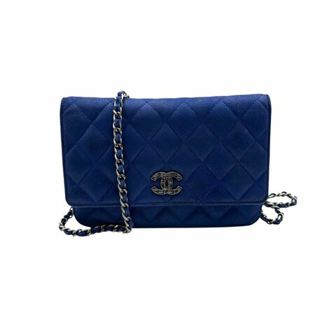 【美收精品】CHANEL 藍色單肩包 B-965【隔月月中將轉賣至日本 上架期限30天】