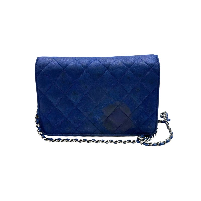 【美收精品】CHANEL 藍色單肩包 B-965【隔月月中將轉賣至日本 上架期限30天】-1