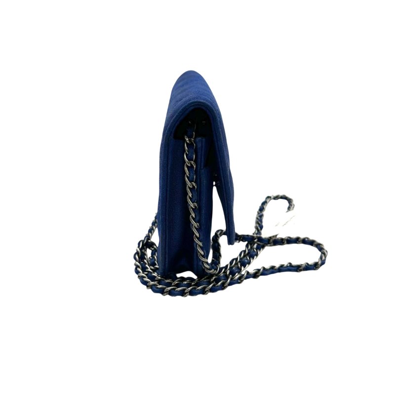 【美收精品】CHANEL 藍色單肩包 B-965【隔月月中將轉賣至日本 上架期限30天】-3