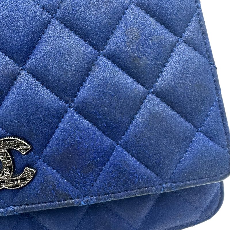 【美收精品】CHANEL 藍色單肩包 B-965【隔月月中將轉賣至日本 上架期限30天】-5
