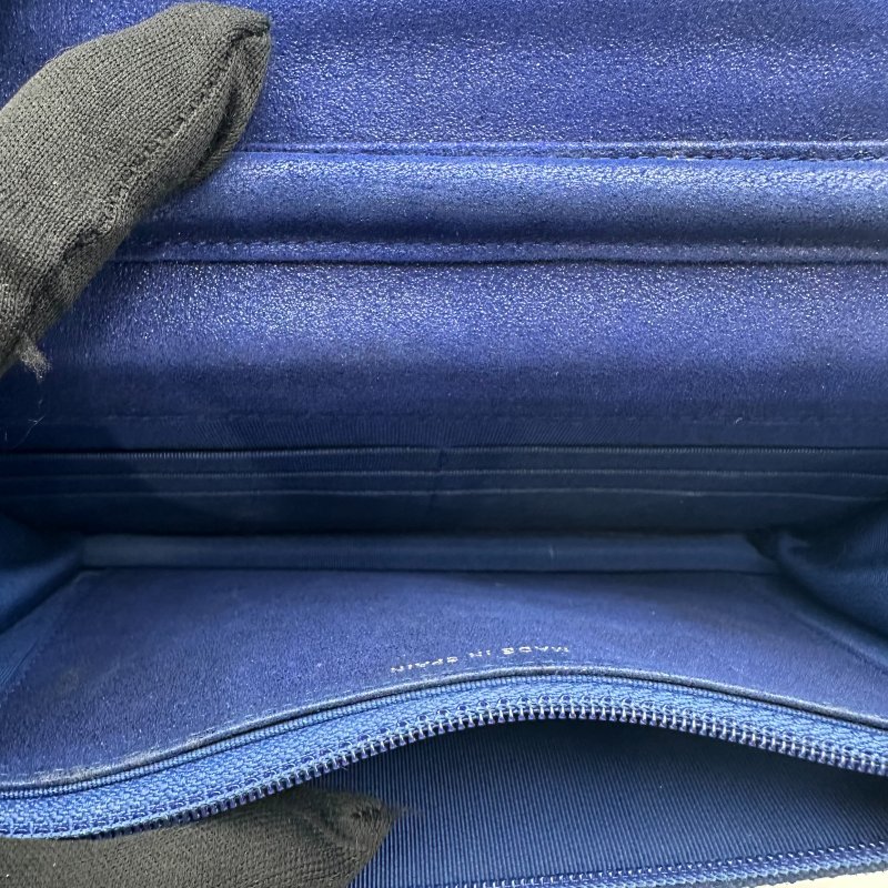 【美收精品】CHANEL 藍色單肩包 B-965【隔月月中將轉賣至日本 上架期限30天】-11