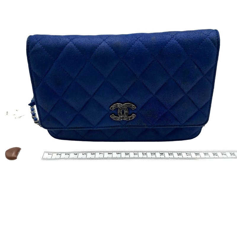 【美收精品】CHANEL 藍色單肩包 B-965【隔月月中將轉賣至日本 上架期限30天】-14