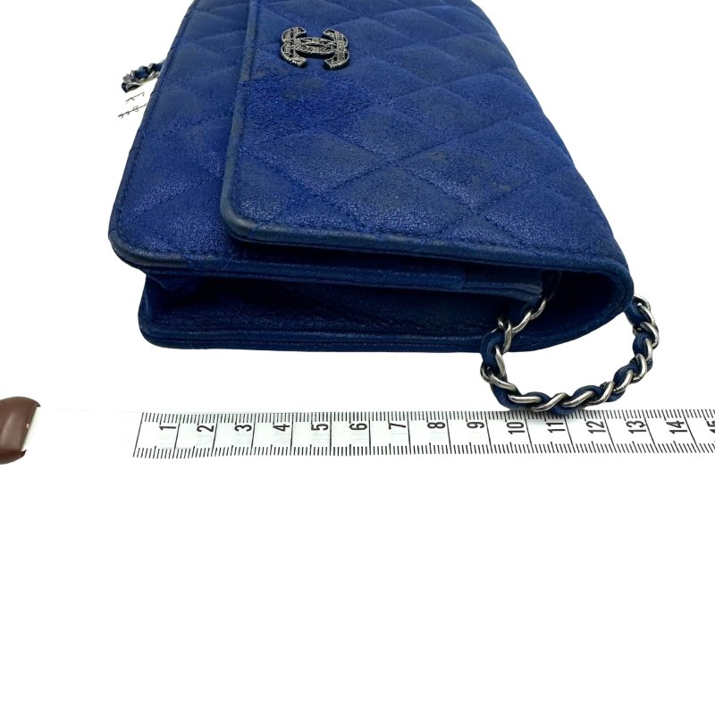 【美收精品】CHANEL 藍色單肩包 B-965【隔月月中將轉賣至日本 上架期限30天】-15