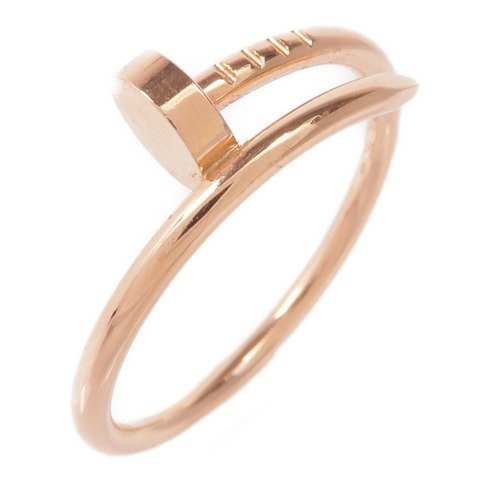 CARTIER 18K玫瑰金Juste un Clou Ring戒指Cartier#58/US#8.5