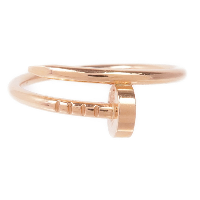 CARTIER 18K玫瑰金Juste un Clou Ring戒指Cartier#58/US#8.5-4