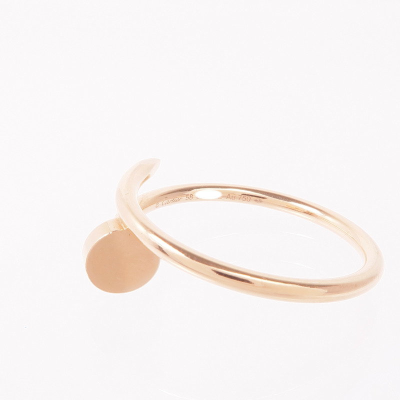 CARTIER 18K玫瑰金Juste un Clou Ring戒指Cartier#58/US#8.5-7