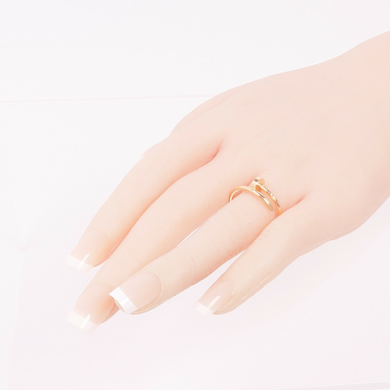 CARTIER 18K玫瑰金Juste un Clou Ring戒指Cartier#58/US#8.5-9