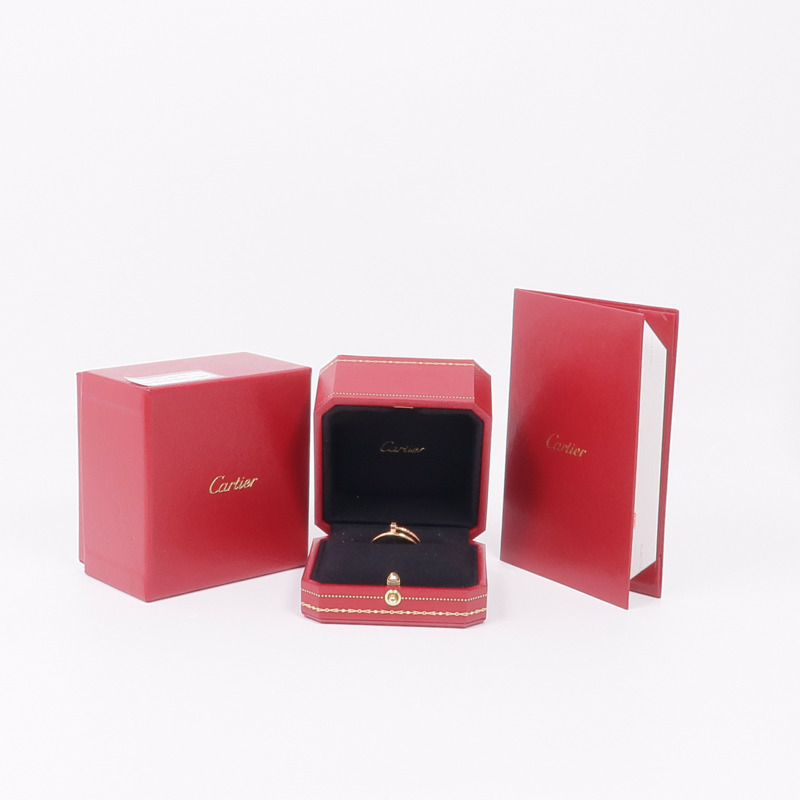 CARTIER 18K玫瑰金Juste un Clou Ring戒指Cartier#58/US#8.5-10