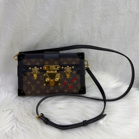 LOUIS VUITTON  Monogram Petite Malle Black