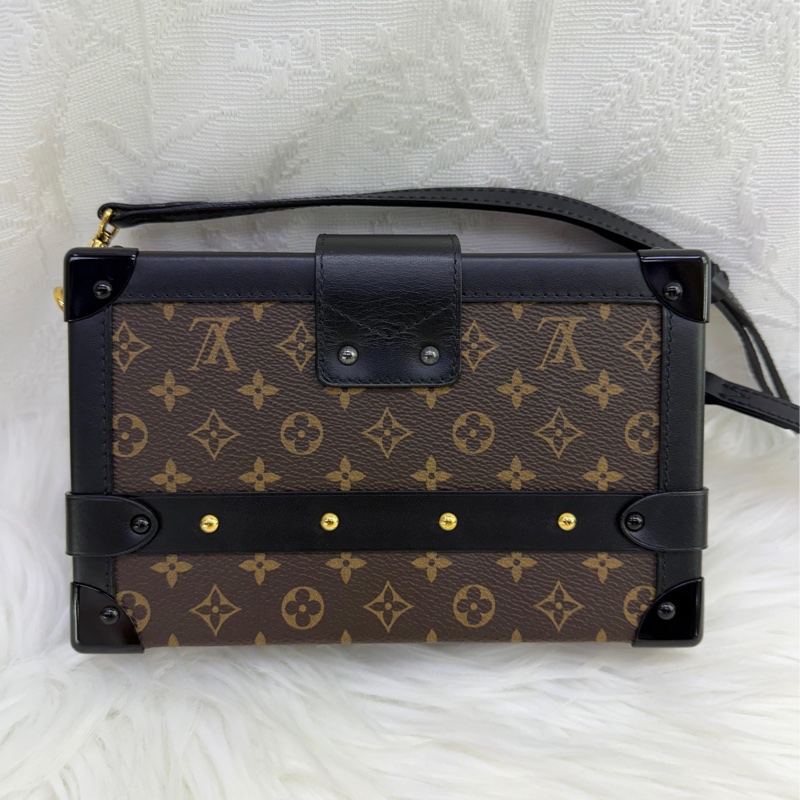 LOUIS VUITTON  Monogram Petite Malle Black-2