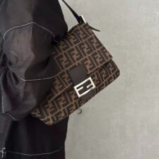 𝐅𝐄𝐍𝐃𝐈棕老花銀釦大法棍-2