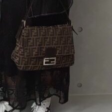 𝐅𝐄𝐍𝐃𝐈棕老花銀釦大法棍-3