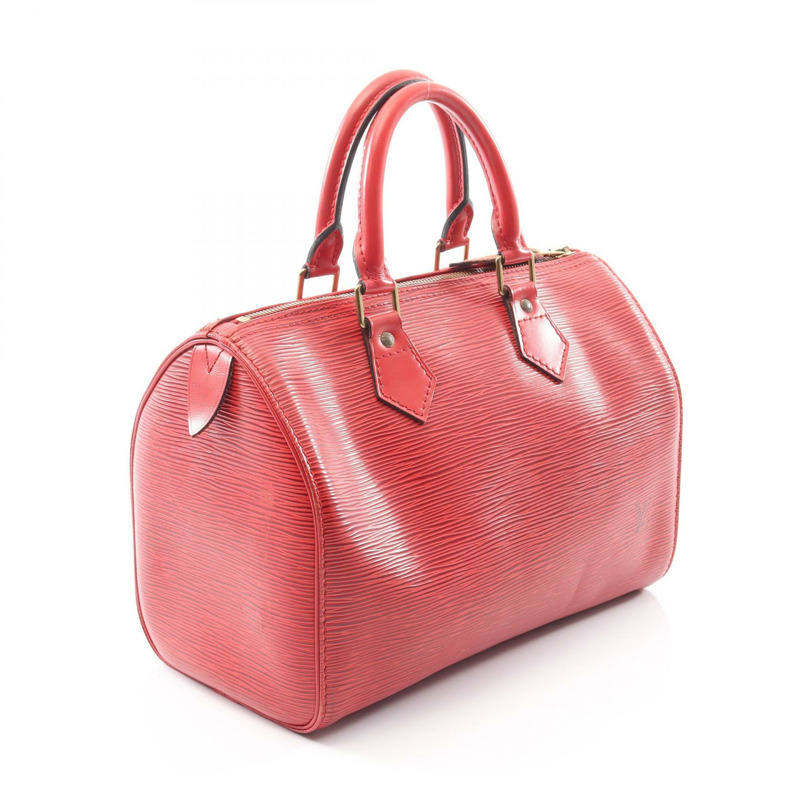 路易威登 Speedy 25 手提包 M43017 Epi 皮革，卡斯蒂利亞紅，二手女士-1
