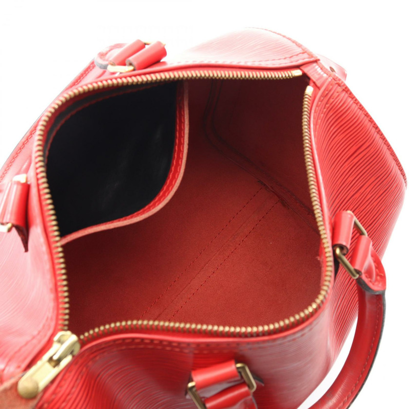 路易威登 Speedy 25 手提包 M43017 Epi 皮革，卡斯蒂利亞紅，二手女士-2