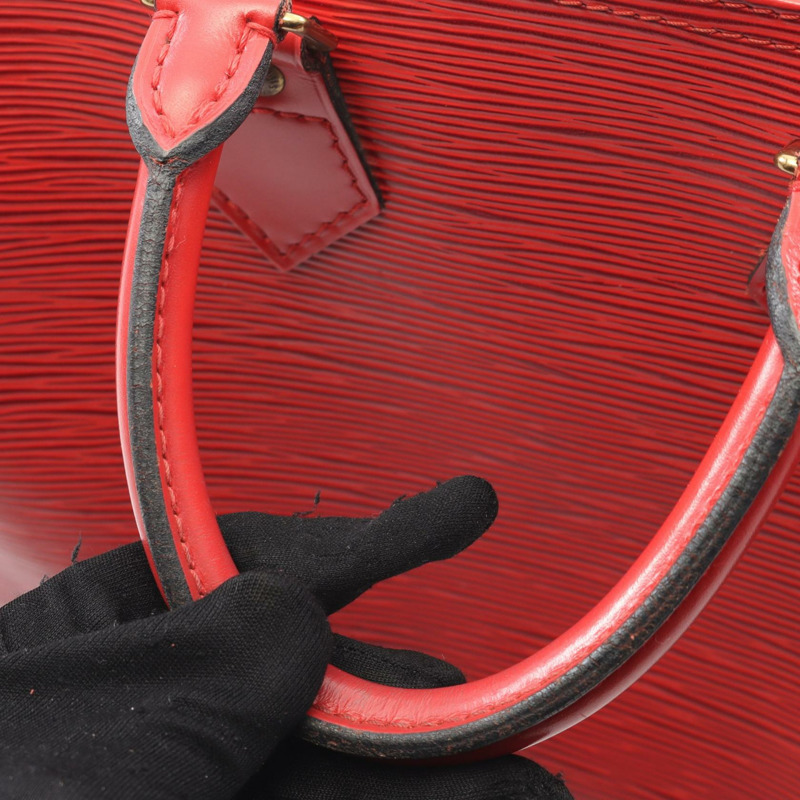 路易威登 Speedy 25 手提包 M43017 Epi 皮革，卡斯蒂利亞紅，二手女士-10