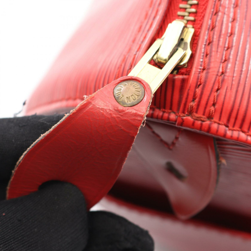 路易威登 Speedy 25 手提包 M43017 Epi 皮革，卡斯蒂利亞紅，二手女士-11