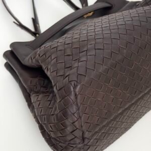 𝐁𝐕金釦牛皮編織𝐤𝐞𝐥𝐥𝐲-9