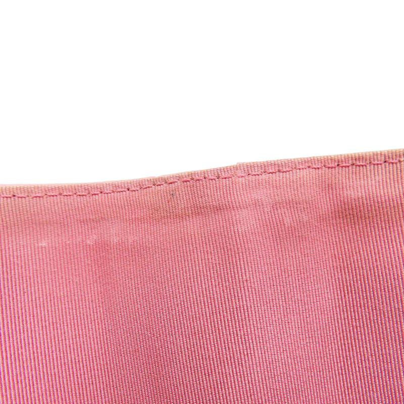 粉色 羊皮 三折短夾【CHANEL 香奈兒】-13