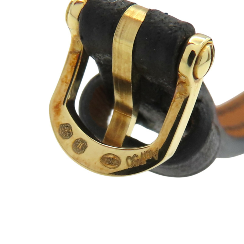 18K黃金 白色錶盤 鑽框 Faubourg Mini 腕錶【HERMES 愛馬仕】 FG1.186-12