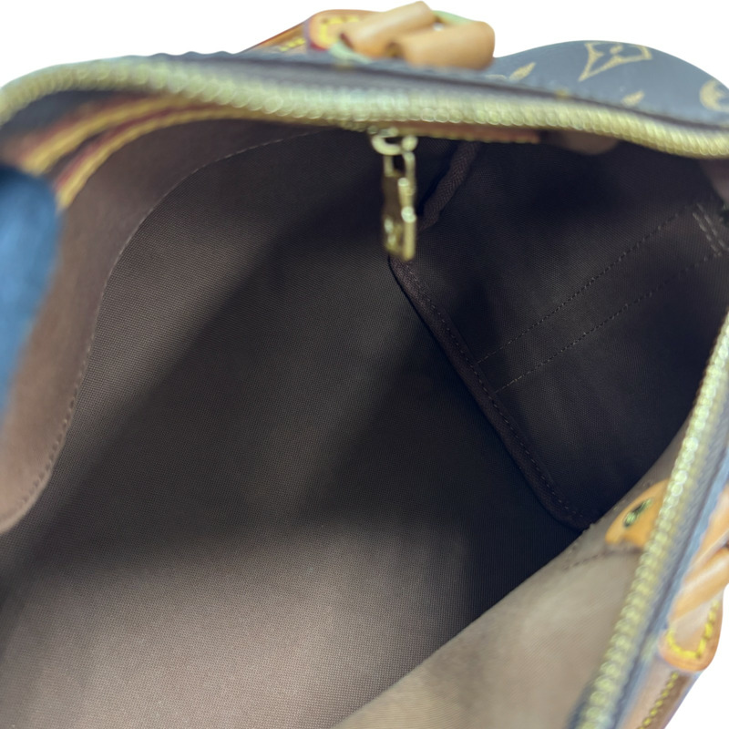 棕色原花帆布 Speedy Bandouliere 25 兩用包【LOUIS VUITTON LV 路易威登】 M41113-4