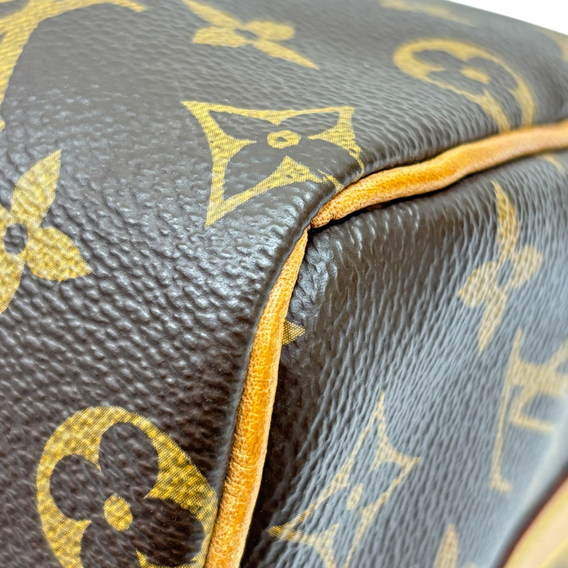 棕色原花帆布 Speedy Bandouliere 25 兩用包【LOUIS VUITTON LV 路易威登】 M41113-15