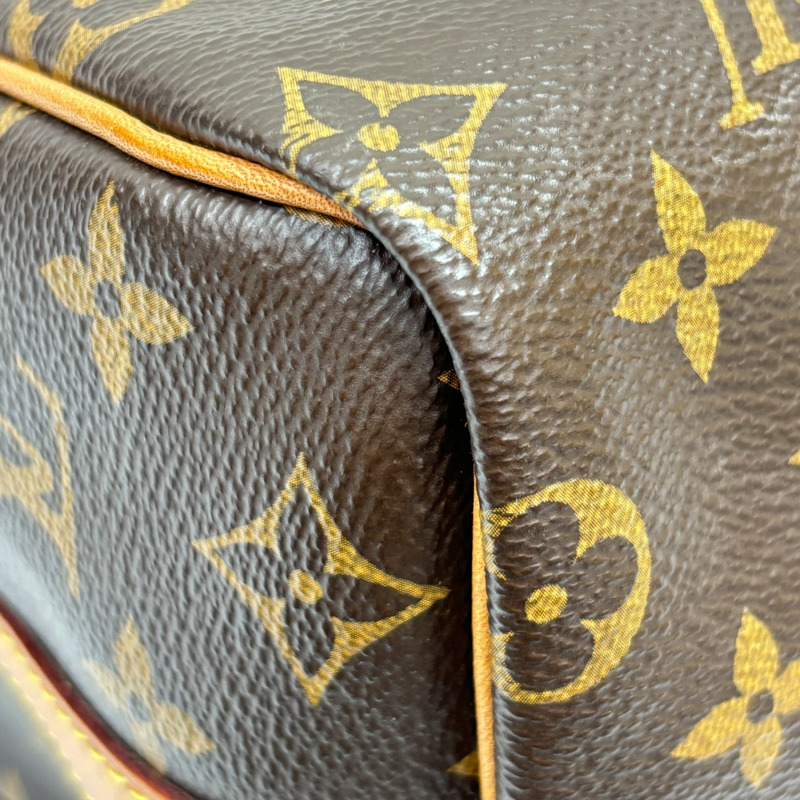 棕色原花帆布 Speedy Bandouliere 25 兩用包【LOUIS VUITTON LV 路易威登】 M41113-16