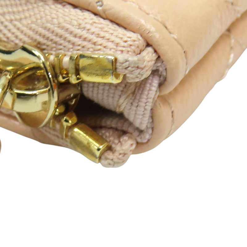 杏色牛皮 零錢包【CHANEL 香奈兒】-9