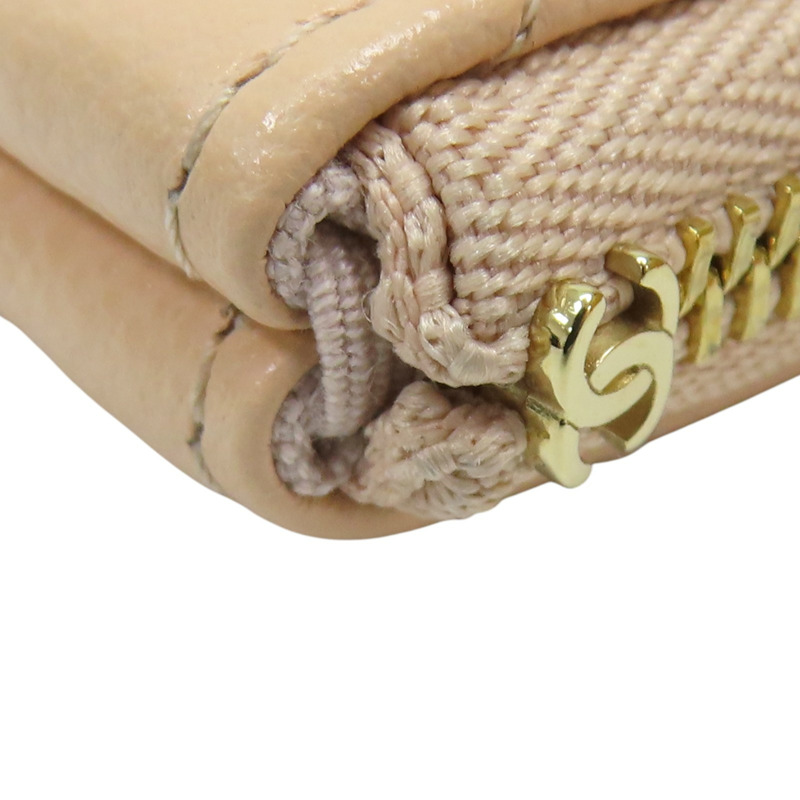 杏色牛皮 零錢包【CHANEL 香奈兒】-10