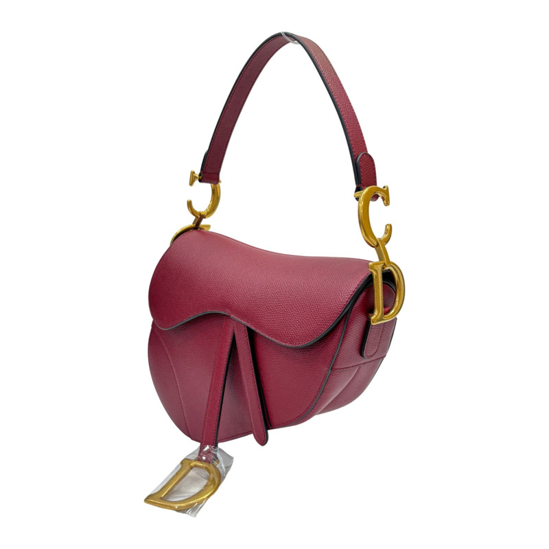 紅色 牛皮 Saddle 馬鞍包【DIOR 迪奧】-1