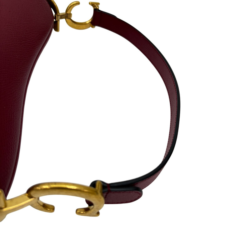 紅色 牛皮 Saddle 馬鞍包【DIOR 迪奧】-7