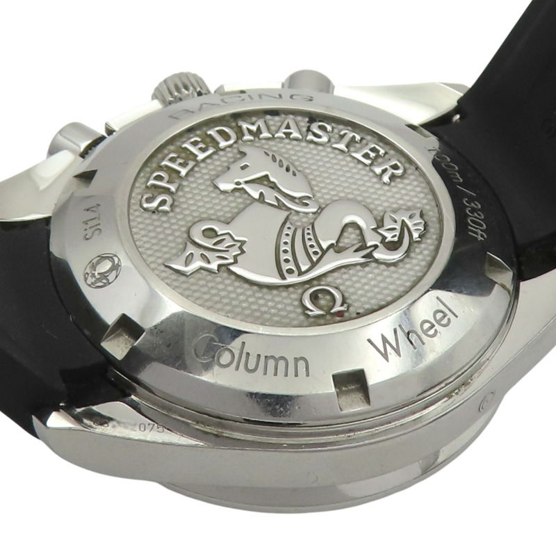 黑色錶盤 膠帶 不鏽鋼 Speedmaster Racing 腕錶【OMEGA 歐米茄 】 326.32.40.50.01.001-6