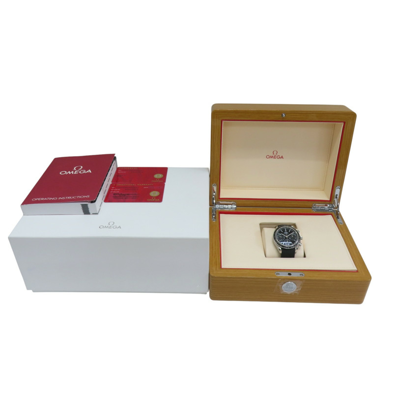 黑色錶盤 膠帶 不鏽鋼 Speedmaster Racing 腕錶【OMEGA 歐米茄 】 326.32.40.50.01.001-14