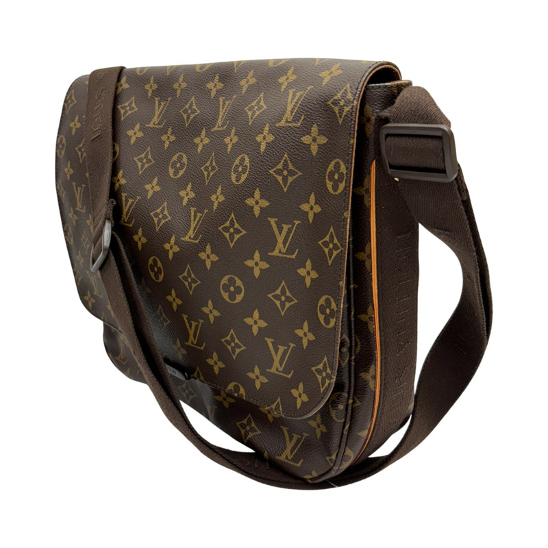 棕色 原花 帆布 Beaubourg MM Messenger 肩背包【LOUIS VUITTON LV 路易威登】 M97038-1