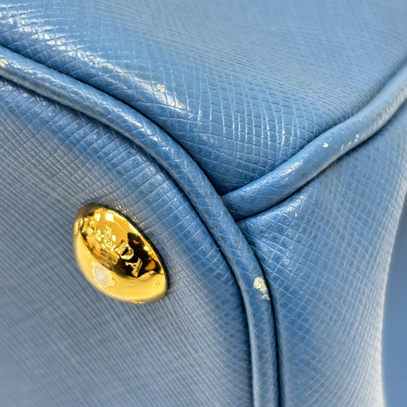 藍色 牛皮 Galleria 两用包【PRADA 普拉達】 BN1874-14